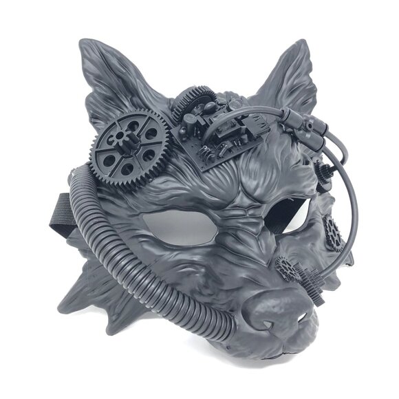 Wolf Steampunk Style Halloween Costume Mask Masquerade Party Ball Masks - Picture 4 of 4